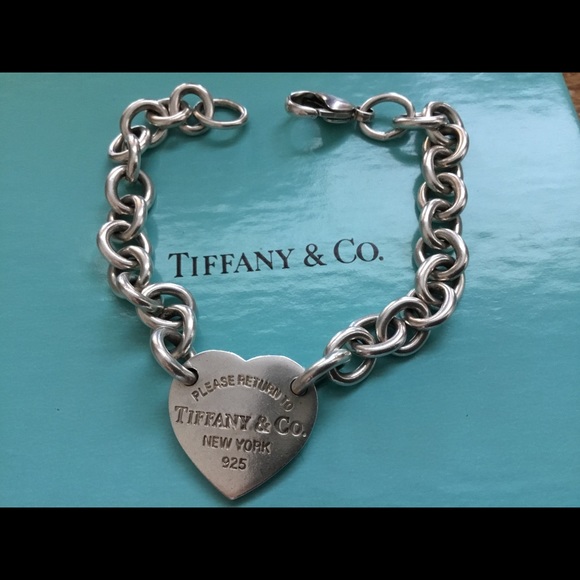 *RESERVED*Tiffany & Co Heart Tag Bracelet - Picture 2 of 5
